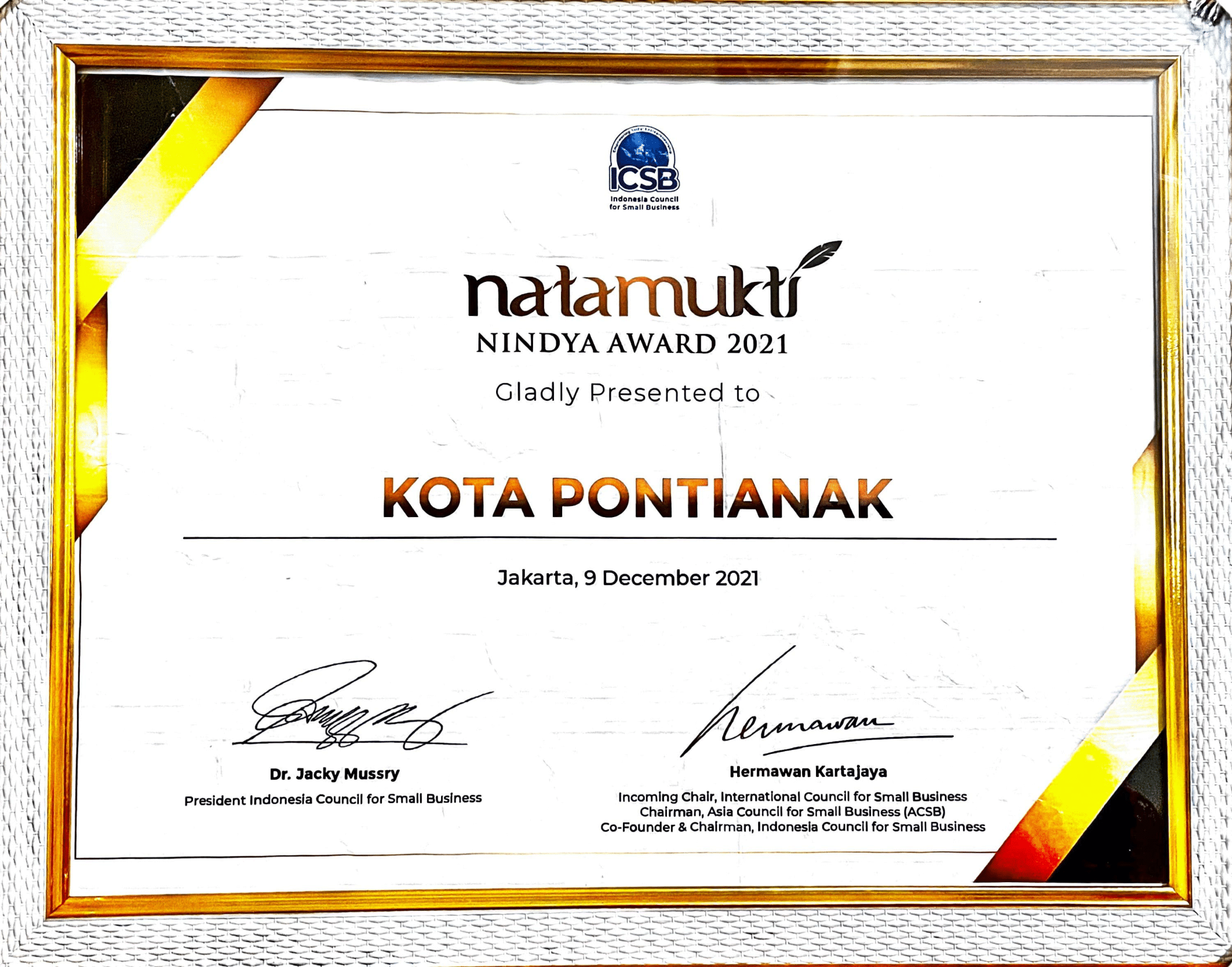 Foto Natamukti Nindya Award 2021